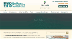 Desktop Screenshot of healthcareprocurement.com
